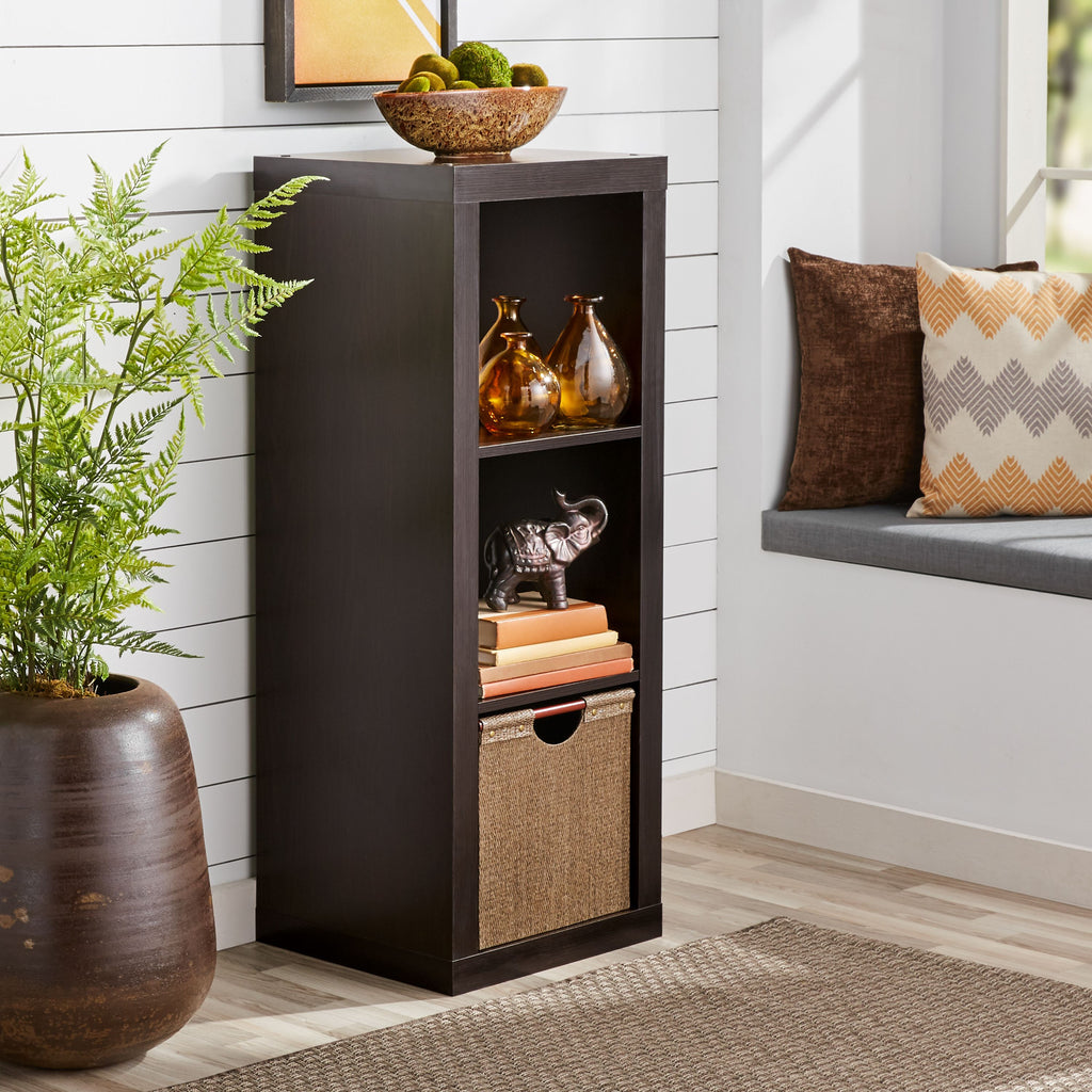 3-Cube Storage Organizer, Espresso