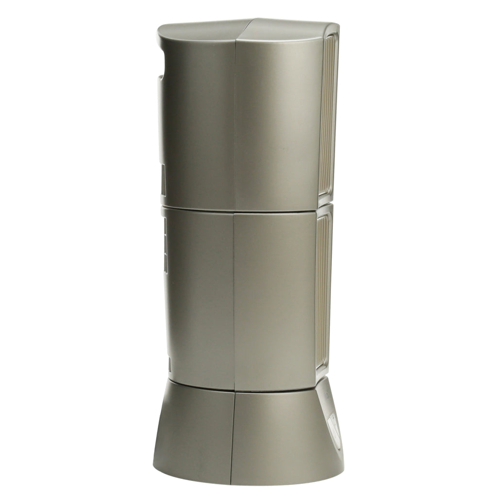 14" Platinum Desktop Wind Tower 3-Speed Oscillating Table Fan, Gray